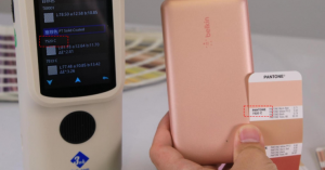 無需人眼對色！三恩時色差儀秒級匹配最相近色卡​