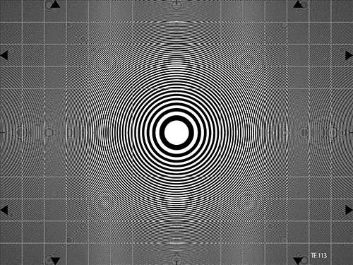 動態分辨率測試卡帶1MHz方格