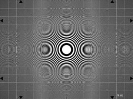 動態分辨率測試卡帶1MHz方格