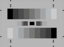 彩色攝像機灰度測試卡